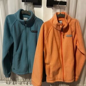 2 Columbia Fleece jackets